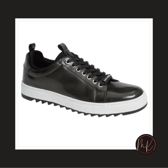 Karl Lagerfield Black Box Inner Sock Sneaker with Box, Size 10 Mens - Picture 4 of 9